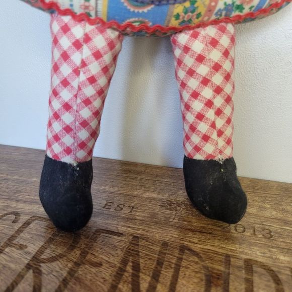 1920s Raggedy Anne Antique Handmade Doll Plush - Picture 8 of 13